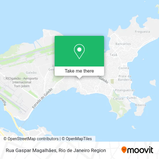 Rua Gaspar Magalhães map