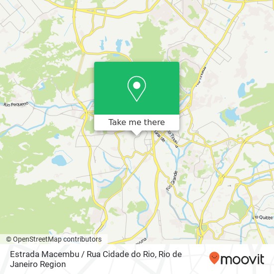 Estrada Macembu / Rua Cidade do Rio map