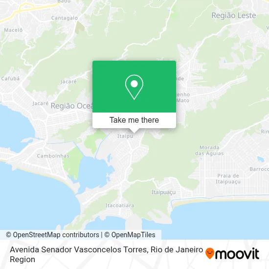 Avenida Senador Vasconcelos Torres map