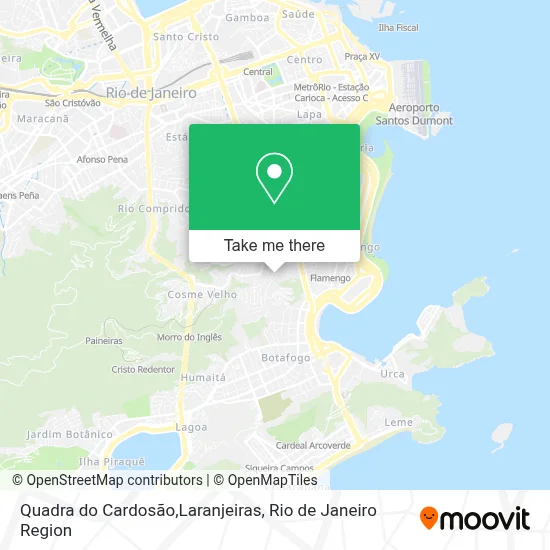 Quadra do Cardosão,Laranjeiras map