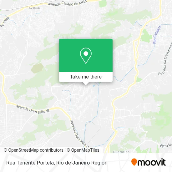 Rua Tenente Portela map