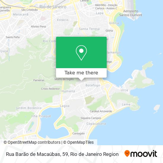 Mapa Rua Barão de Macaúbas, 59