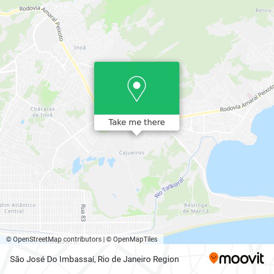 São José Do Imbassaí map