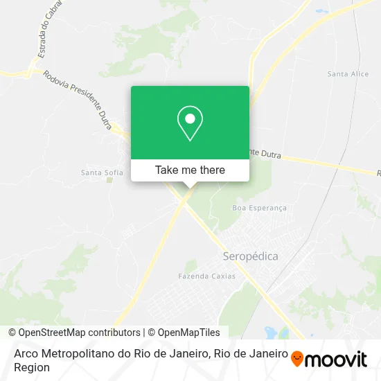 Arco Metropolitano do Rio de Janeiro map