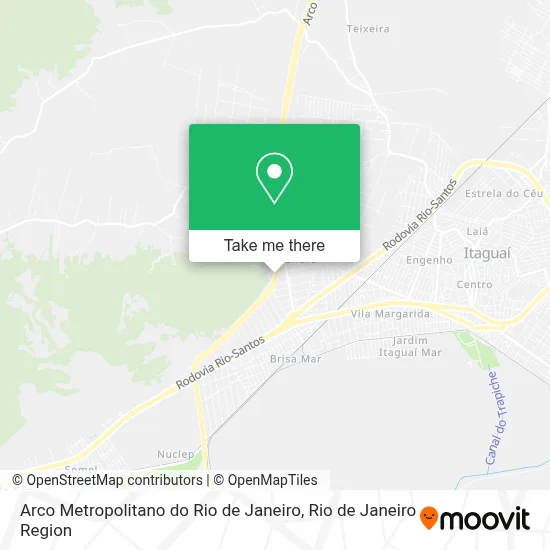 Arco Metropolitano do Rio de Janeiro map