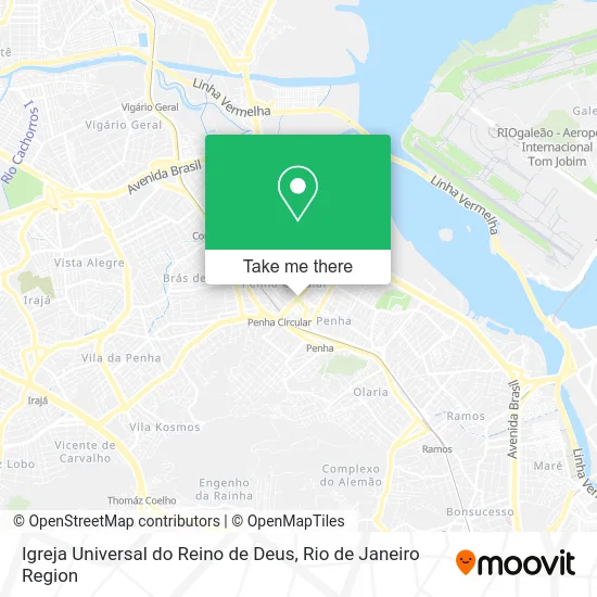 Igreja Universal do Reino de Deus map