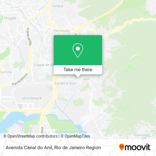 Avenida Canal do Anil map