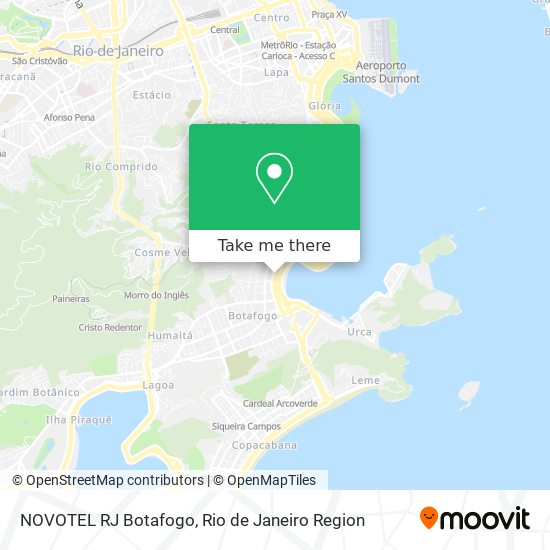Mapa NOVOTEL RJ Botafogo