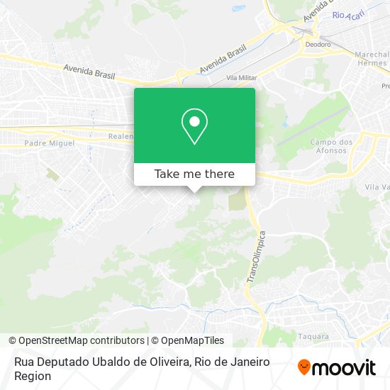 Rua Deputado Ubaldo de Oliveira map