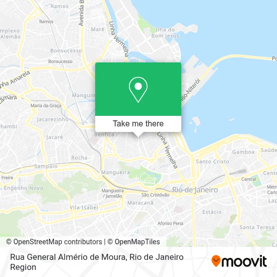 Rua General Almério de Moura map