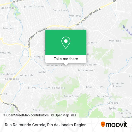 Rua Raimundo Correia map