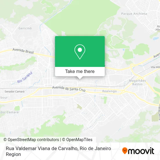 Rua Valdemar Viana de Carvalho map