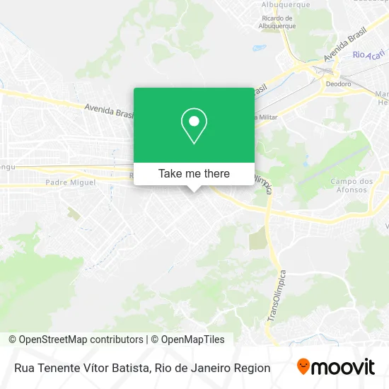 Rua Tenente Vítor Batista map