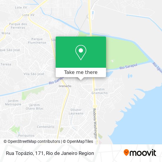 Rua Topázio, 171 map