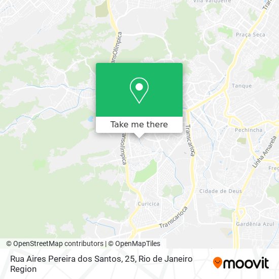 Rua Aires Pereira dos Santos, 25 map