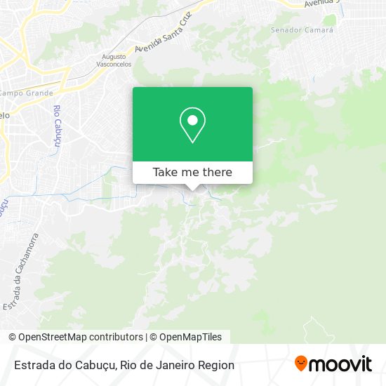Estrada do Cabuçu map