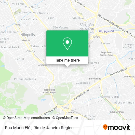 Rua Mano Elói map