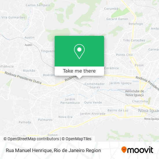 Rua Manuel Henrique map