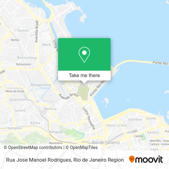 Rua Jose Manoel Rodrigues map