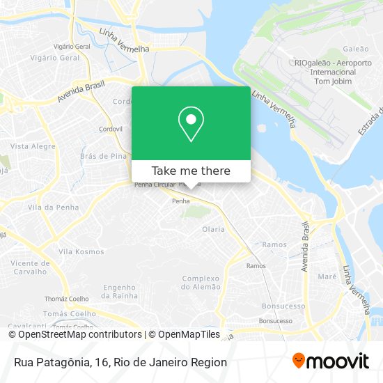 Rua Patagônia, 16 map