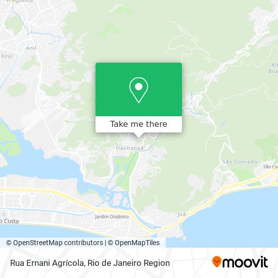 Rua Ernani Agrícola map