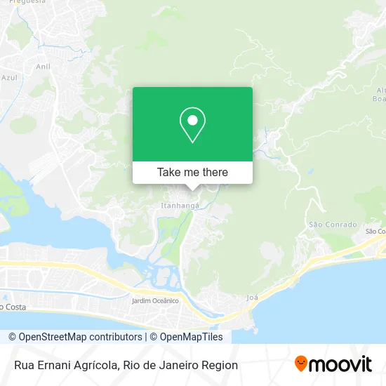 Rua Ernani Agrícola map