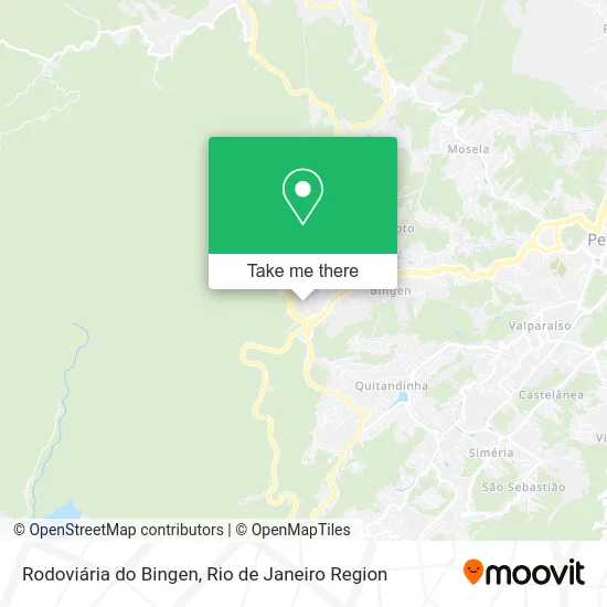 Rodoviária do Bingen map
