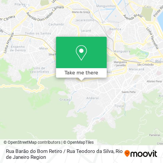 Rua Barão do Bom Retiro / Rua Teodoro da Silva map