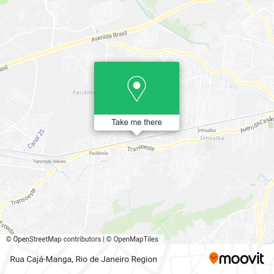 Rua Cajá-Manga map