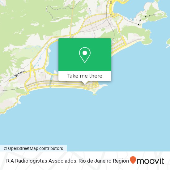 R.A Radiologistas Associados map