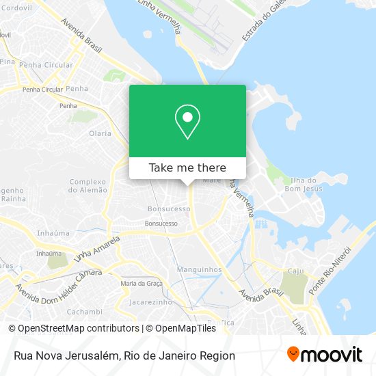 Mapa Rua Nova Jerusalém