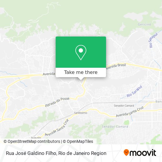 Rua José Galdino Filho map