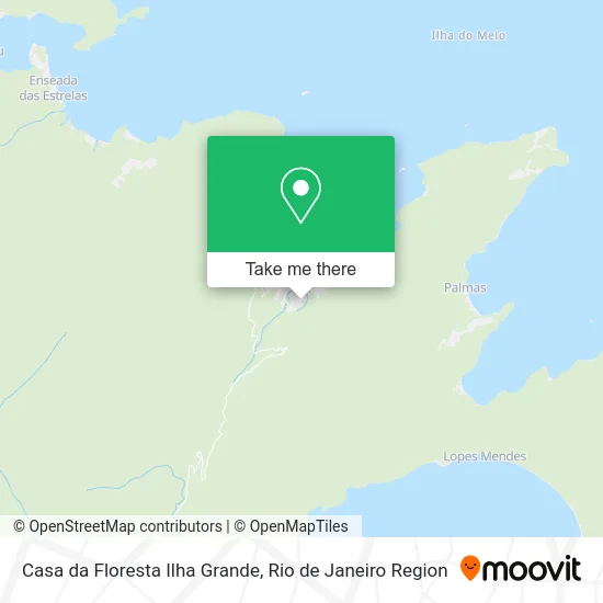 Casa da Floresta Ilha Grande map