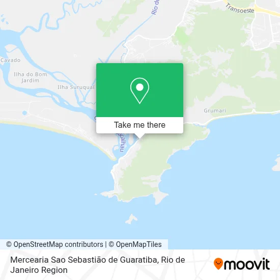 Mercearia Sao Sebastião de Guaratiba map