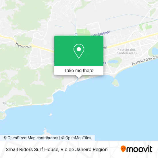 Small Riders Surf House map