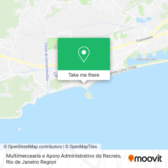 Multimercearia e Apoio Administrativo do Recreio map