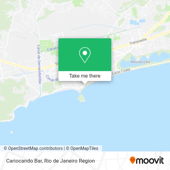 Cariocando Bar map