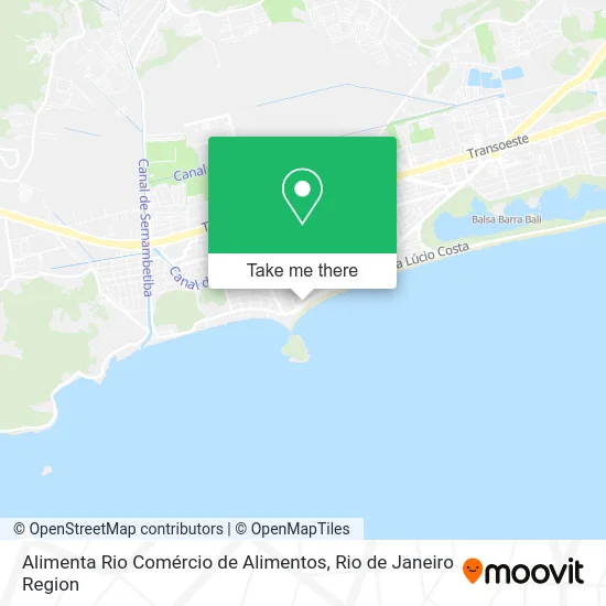 Alimenta Rio Comércio de Alimentos map