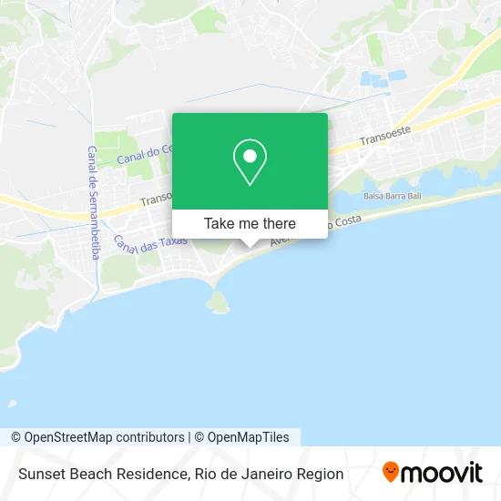 Sunset Beach Residence map