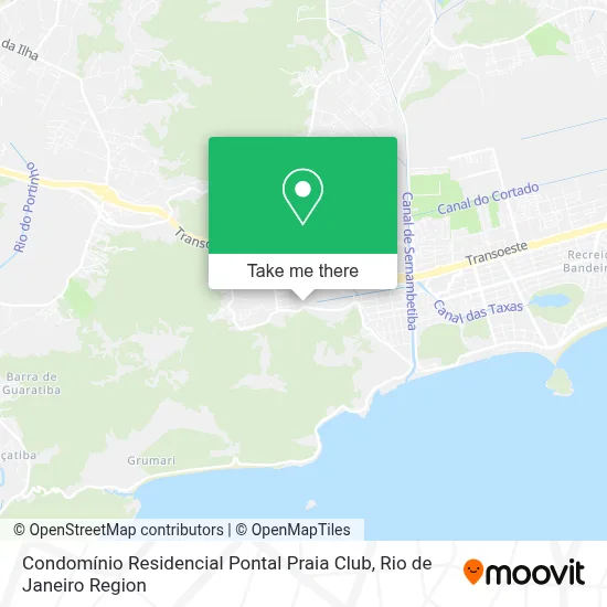 Condomínio Residencial Pontal Praia Club map