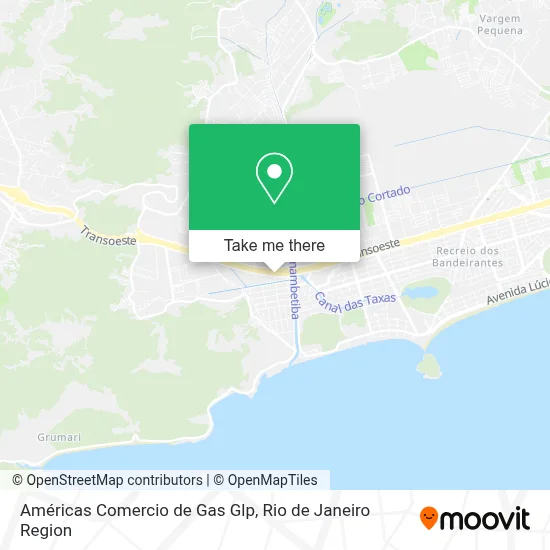 Américas Comercio de Gas Glp map