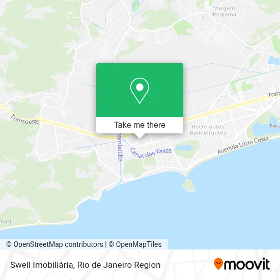 Swell Imobiliária map