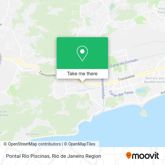 Pontal Rio Piscinas map