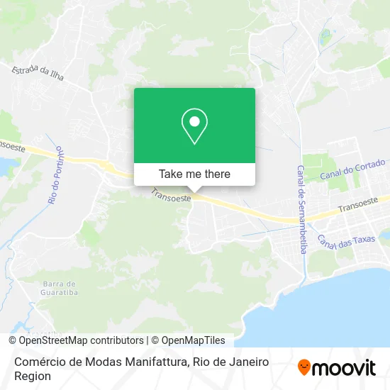 Comércio de Modas Manifattura map