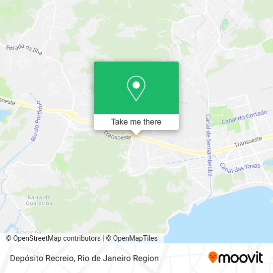 Depósito Recreio map