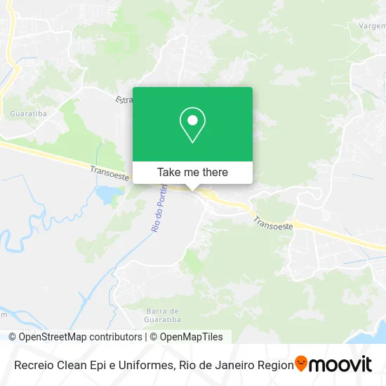 Recreio Clean Epi e Uniformes map