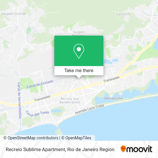 Recreio Sublime Apartment map