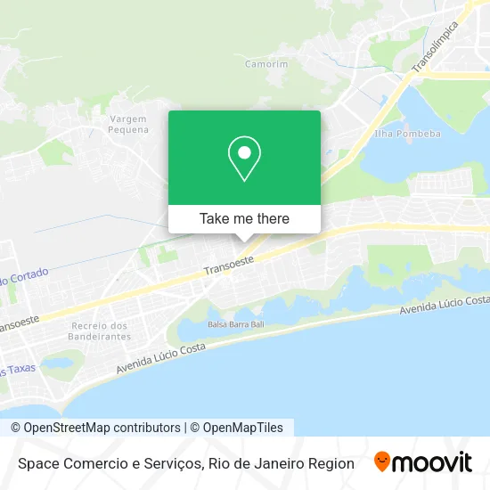 Space Comercio e Serviços map