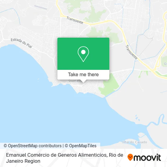 Emanuel Comércio de Generos Alimenticios map