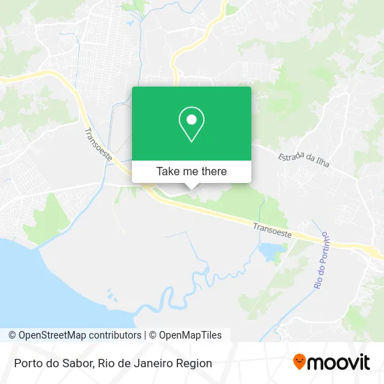 Porto do Sabor map